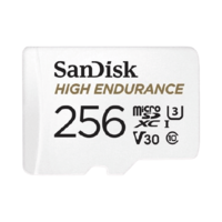 כרטיס זיכרון SanDisk High Endurance microSD 256GB