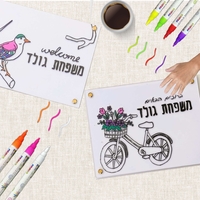 מארז יצירה ל10 משתתפים | ציור על זכוכית צבעוני