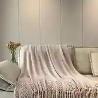 שמיכת סריג מפנקת