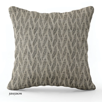 Fern Black & White Cushion