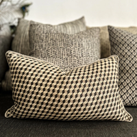 Bauhaus Cube Black Cushion