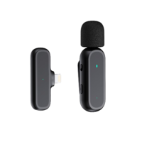 זוג מיקרופונים אלחוטיים למכשירי Apple/אנדרואיד Type-c