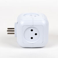 קובייה חשמלית 4 שקעים+ שקע USB ו Type C