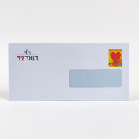 מעטפה עם חלון למשלוח דואר 72