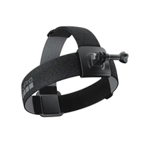 רצועת ראש + תופסן לכובע למצלמות גו פרו GoProHead Strap 2.0