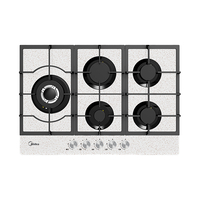 כיריים גז 5 להבות דגם (75G50ME060-GFL (W מידאה Midea