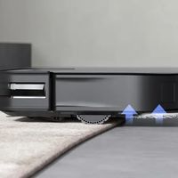 שואב רובוטי עם תחנת עגינה DEEBOT דגם X2 OMNI שחור אקווקס ECOVACS