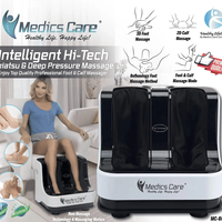 מכשיר עיסוי שיאצו 4 מנועי עיסוי Hi-Tech Series דגם MC-8005A מדיקס קייר Medics Care
