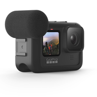 מיקרופון דו כיווני Black Media Mod למצלמות HERO 9/10/11/12 גו פרו GoPro