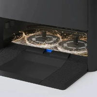 שואב רובוטי עם תחנת עגינה DEEBOT דגם X2 OMNI שחור אקווקס ECOVACS