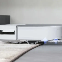 שואב רובוטי עם תחנת עגינה DEEBOT דגם X2 OMNI לבן אקווקס ECOVACS