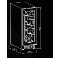 מקרר יין אינטגרלי דגם JCF 58 אימפריאל LE IMPERIAL