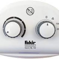 מפזר חום לבית ולחדרי אמבטיה דגם FAN HEATER HL 100 WHITE פאקיר FAKIR
