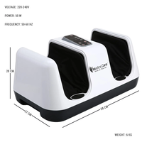 מכשיר עיסוי לרגליים מתקדם Relax Master + חימום InfraRed וכריות אוויר דגם MC-8012A מדיקס קייר Medics Care
