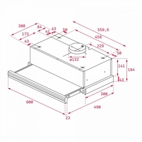 קולט אדים דגם CNL-6415 תקה TEKA
