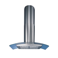 קולט אדים ארובה צמוד קיר דגם BO144 90BLK/IX בומפני Bompan