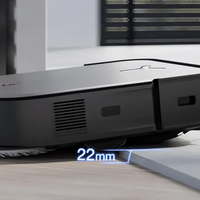 שואב רובוטי עם תחנת עגינה DEEBOT דגם X2 OMNI שחור אקווקס ECOVACS