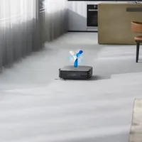 שואב רובוטי עם תחנת עגינה DEEBOT דגם X2 OMNI שחור אקווקס ECOVACS