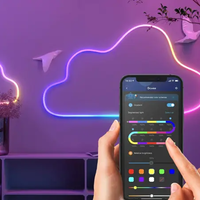 פס תאורת LED ניאון לקיר 5 מ' דגם H61A2 גובי Govee