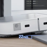 שואב רובוטי עם תחנת עגינה DEEBOT דגם X2 OMNI לבן אקווקס ECOVACS