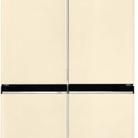 מקרר 4 דלתות גימור בז' דגם GE625BEG