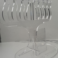 חנוכייה בדגם קלאסי עם ברכון מובנה