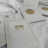 הגדה לפסח דגם קלאסי זהב / כסף