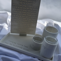 סט הדלקת נרות מוגדל עם נר נשמה