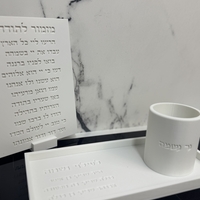 סט הדלקת נר נשמה עם הקדשה
