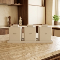 סט תה קפה סוכר מלבני