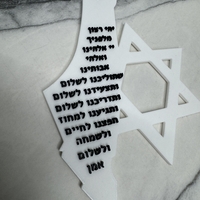 תליון תפילת הדרך לרכב