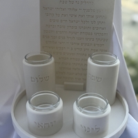 סט הדלקת נרות מוגדל - 4 פמוטים