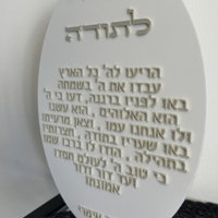 ברכת ״מזמור לתודה״ אליפסה