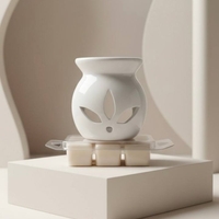 מבער קרמיקה קטן | לבן