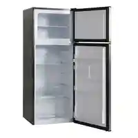 מקרר מקפיא עליון 210 ציפוי זכוכית שחור Peerless BCD-210 G BLK