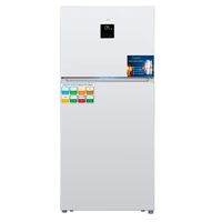 מקרר 2 דלתות מקפיא עליון 650 ליטר LUX-690 White לבן LUXOR NO FROST