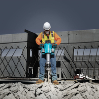 פטיש הריסה 2X40V נטען 72.8J BL גוף MAKITA HM004GZ מקיטה כולל: 2 סוללות 5A + מטען כפול 