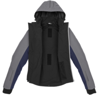 מעיל קפוצ׳ון SPIDI Hoodie H2Out II אפור/כחול