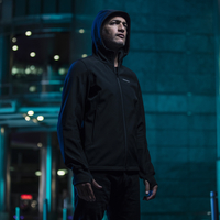 מעיל סופטשל SPIDI Hoodie Armor Evo שחור/אדום