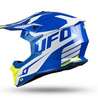 קסדת שטח UFO INTREPID כחול/לבן/צהוב זרחני