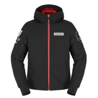 מעיל סופטשל SPIDI Hoodie Armor Evo שחור/אדום