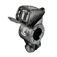 שקע USB כפול לכידון LAMPA