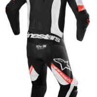 חליפת עור חלק אחד ALPINESTARS MISSILE V2 WARD שחור/לבן/אדום