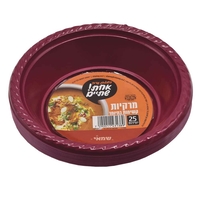 צלחות מרק במגוון צבעים לבחירה | 25 יחידות