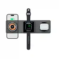 מטען האלחוטי מגנטי מתקפלApple Watch ו-AirPods.