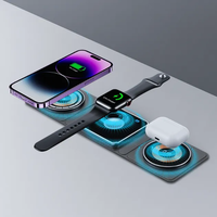 מטען האלחוטי מגנטי מתקפלApple Watch ו-AirPods.