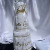 סט מגבות מזל טוב