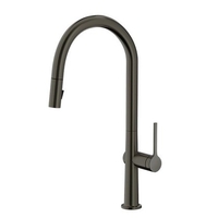 ברז מטבח נשלף גבוה | 2 מצבי זרימה | SENSE | שחור מוברש |306369BB