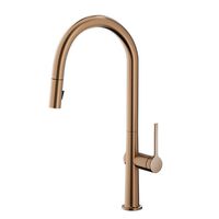 ברז מטבח נשלף גבוה | 2 מצבי זרימה | SENSE | רוז גולד מוברש | 306369RZ