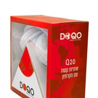 אוזניות קשת עם מיקרופון DOQO Q20 - (צבע: שחור, לבן, כחול, ורוד)
